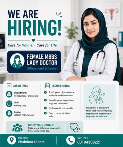 Female Doctor / Medical Officer