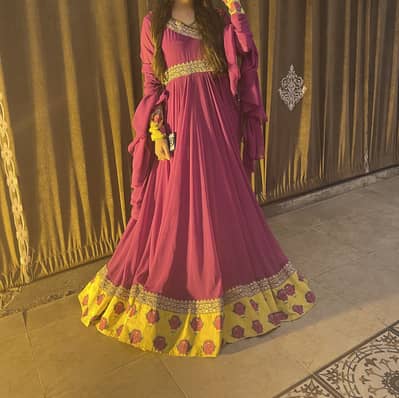 Long frock shadi dress only serious buyers massage dont waste time