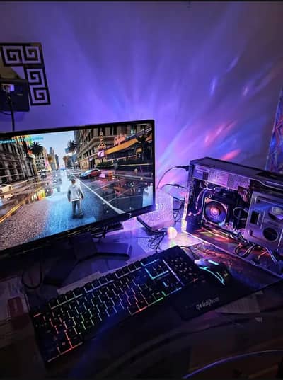 computer desktop complete setup