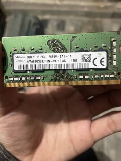 8gb DDR4 Ram 2666 Mt/s Mhz