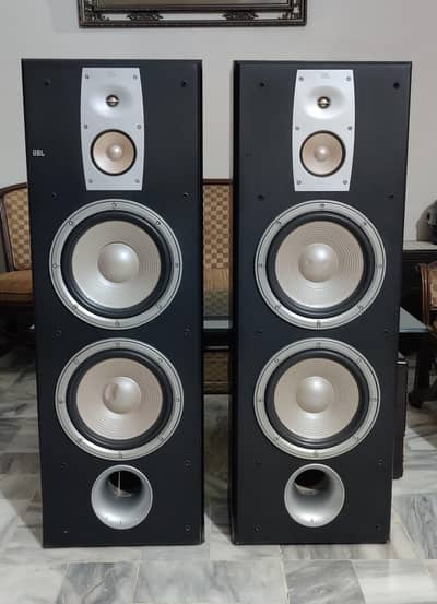 JBL BIG TOWER SPEAKERS 10 INCHES DUAL WOOFERS MADE IN USA.