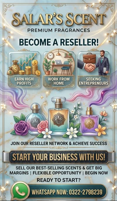 Join us as Reseller and work from home sell our product to get profit