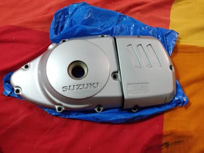 Suzuki GS 150 Genuine Magnet Side Cover +Sprocket Cover Set