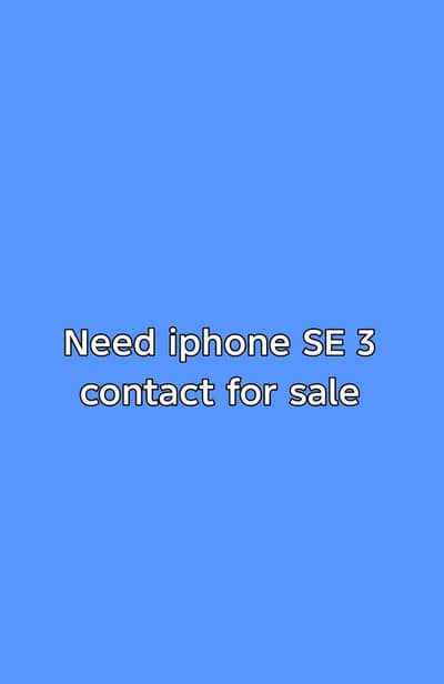 need iphone se3 no open no repair