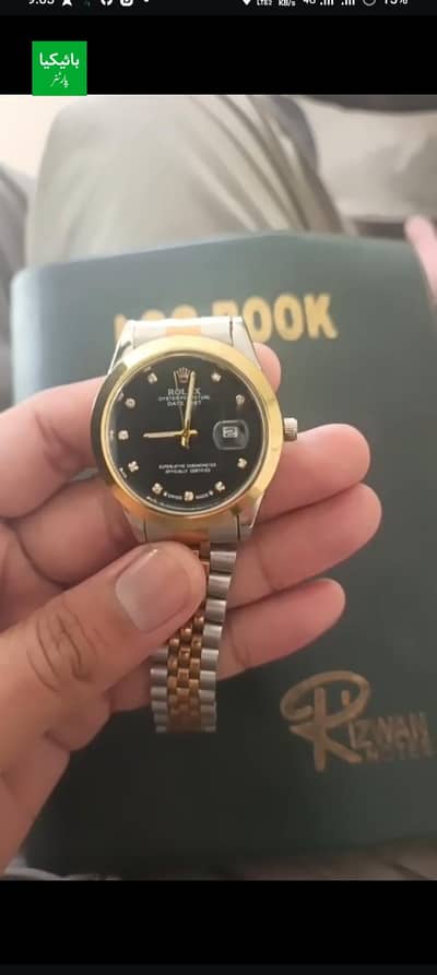 Rolex watches original golden silver colour