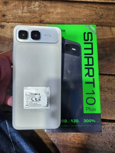 Infinix Smart 10 Plus (4+4/128gb) with box and charger