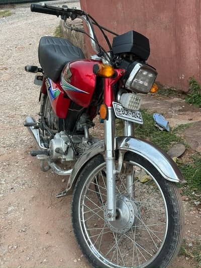 Honda cd 70 bike lush condition