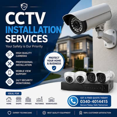 Cctv cameras installation services
