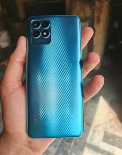 Realme Narzo 50 4+4 64 full box exchange possible