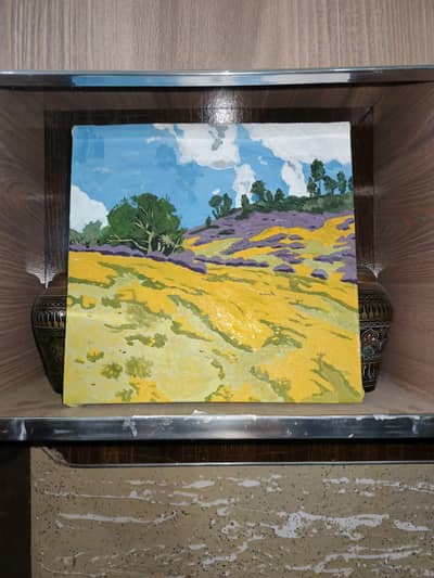 Flower Field Oil Painting