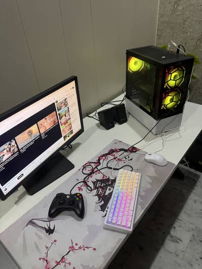Gaming PC + BenQ 144Hz + Full Gaming Setup