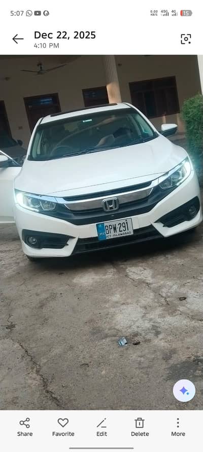 Honda Civic VTi Oriel Prosmatec 2018