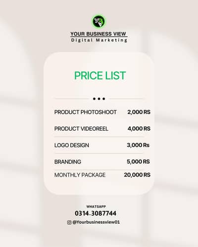 Product Photoshoot Services Available