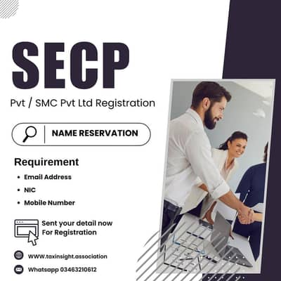 Income Tax Return, NTN & Company Registration Services