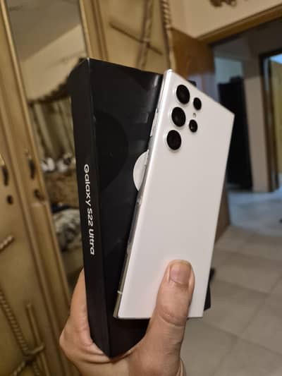 Samsung S22 Ultra with Box 12/512 Official Pta Approved