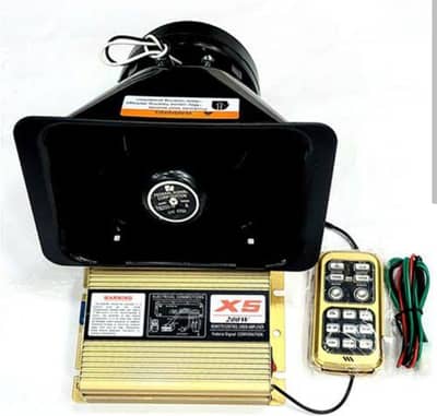 police light ,siren x5 hooter,8 bar light read description