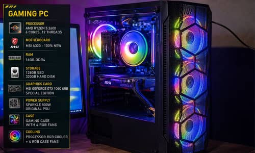 GAMING PC Ryzen 5  gta 5 installed chance offer
