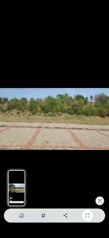 4 Marla on main ready commercial plot in DHA 7 Islamabad