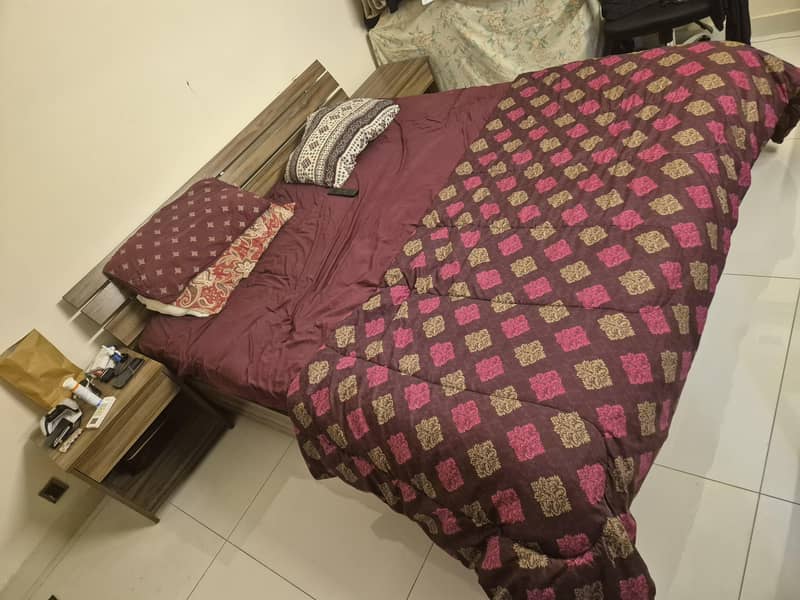 Interwood bed set + study setup 0