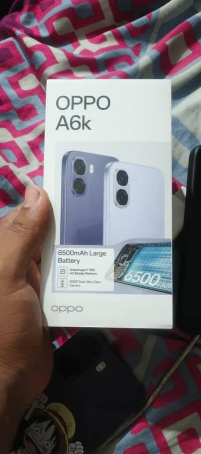 OPPO A6k 6+4gb 128 GB 11 month warranty