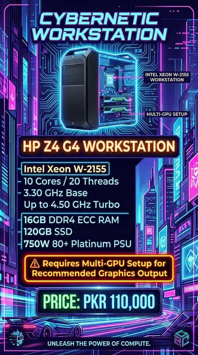 hp g4 z4 xeon w-2155 10 cores