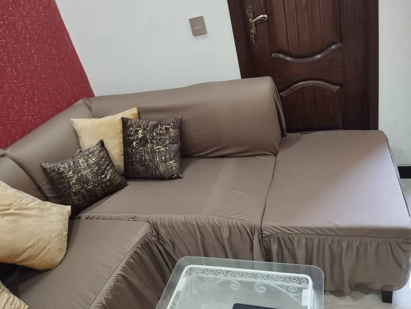L shape sofa set 1