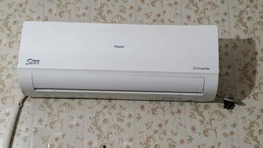 Haier 1.5 ton Dc Inverter 1 Season used Total geniun condition