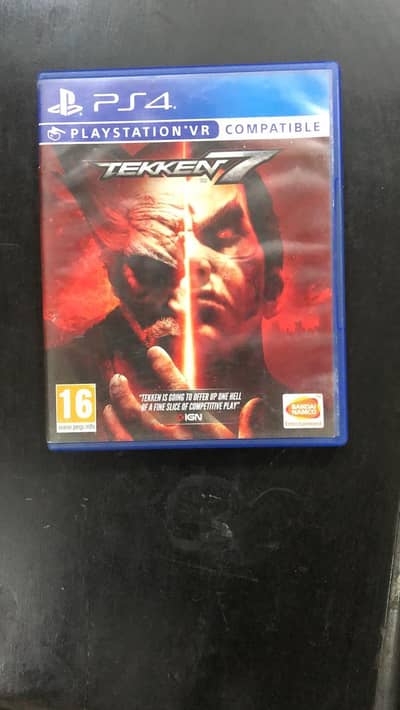 Tekken 7 ps4 disc in good condition