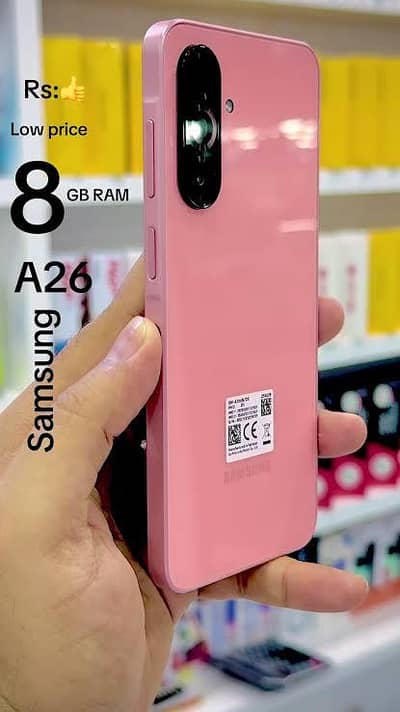 Samsung Mobile A26 8/256 black color
