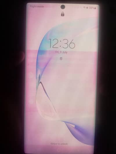Samsung Mobile Note 10 Plus 8/256 Shade hai or battery phuli hai