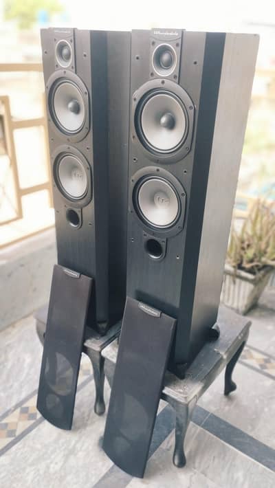 WHARFEDALE VARDUS VR-300 UK Floor Towers Speaker (JBL KEF)