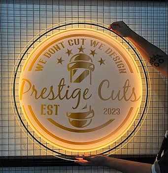 Arcylic Neon Sign, Neon Sign, UV Print Sign, 3D Bored, Neon Stripe