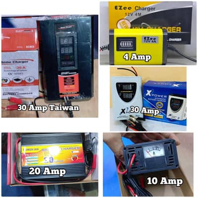 12 Volt Battery Charger 10/20/30/40/Amps Automatic Battery For Sale