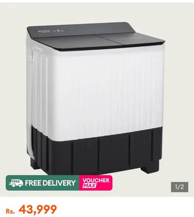 eco star washing machine 10 kg twin tub modal EW1004MG