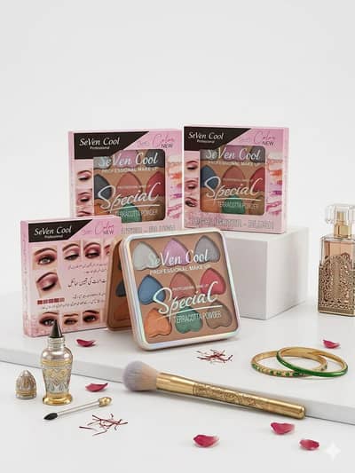 saven Cool professional Make-up look
