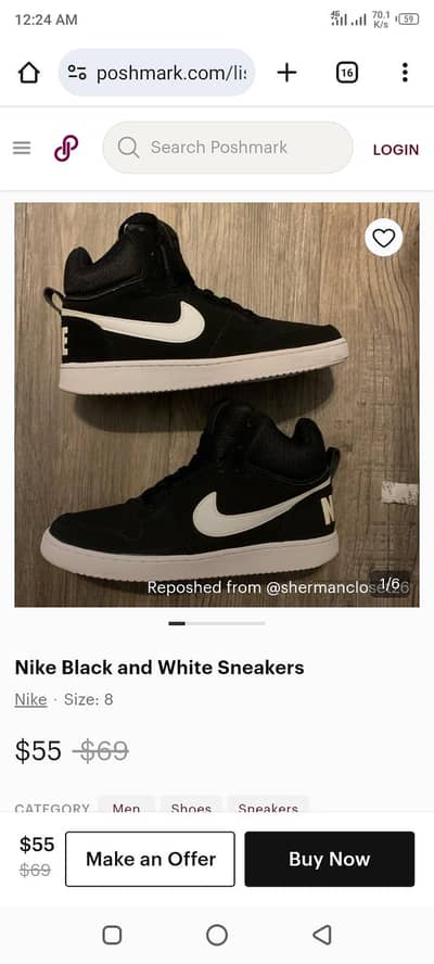 branded shows Nike Court Borough Mid sneaker