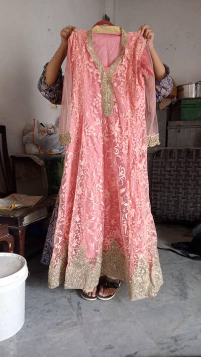 pink color maxi