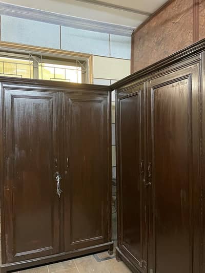 two cupboards
