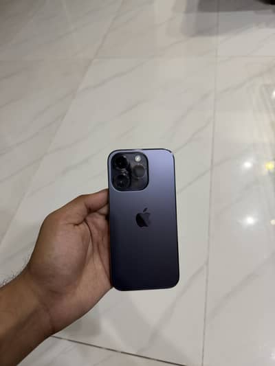 Apple iPhone 14 Pro 256 gb deep purple color 92 battery health