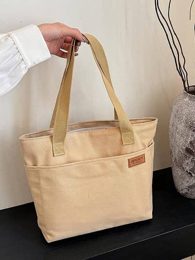 Canvas tote bag for girls