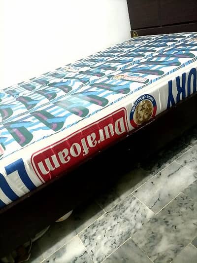 Wodden Single bed with mattress for sale