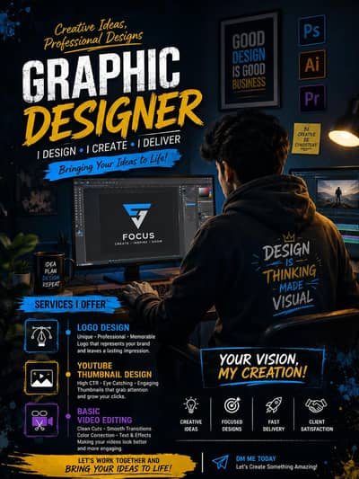 Graphic designer & Basic video editor | 0|3|2|7|4|7|1|7|3|5|4|