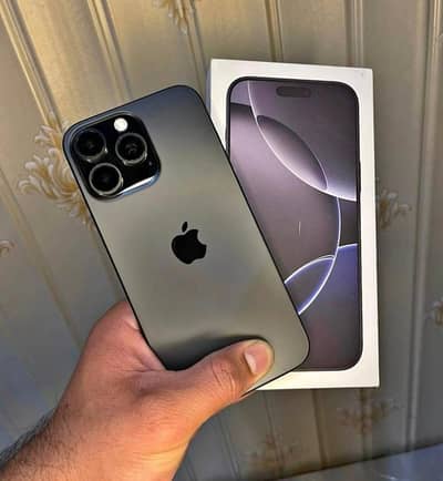 Iphone 16 pro max with sim time Factory unlocked 256gb waterpack