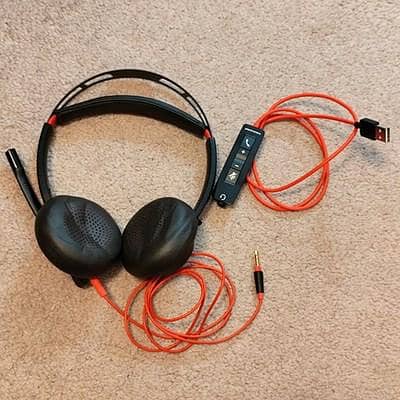 Plantronics headset Jabra Logitech USB Noise Cancellations Headphone
