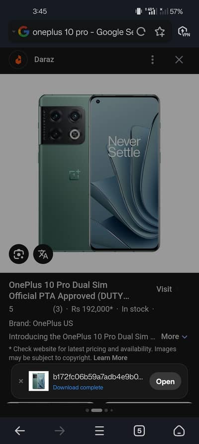 One Plus 10 Pro official aprove with box gréen color 12 256 read add