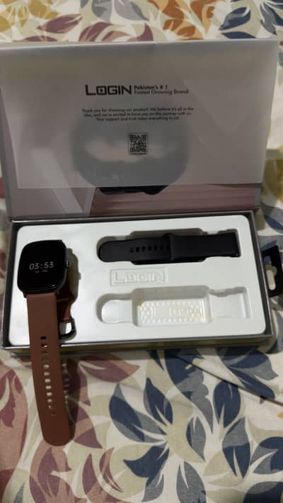 Login smart watch only 15 days used new condition