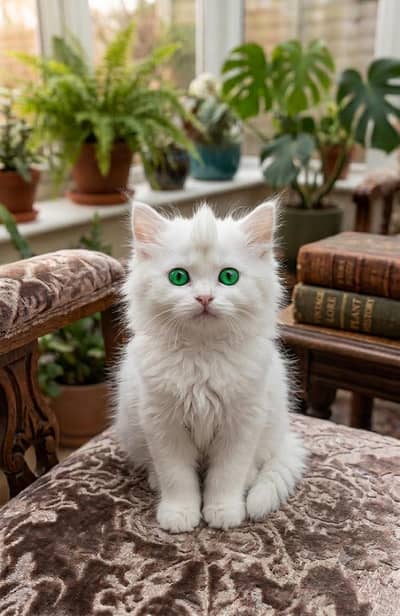 cute litte fluffy kitten 