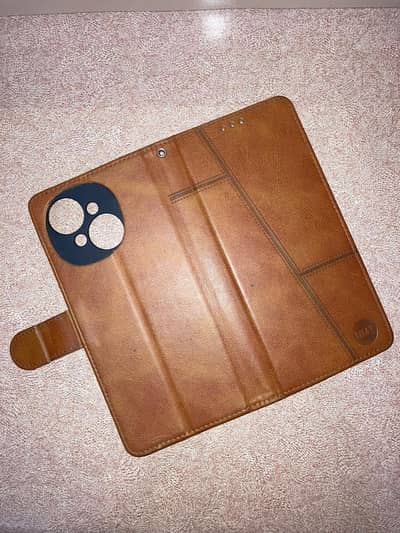 Tecno Spark Go 1 Premium Leather Flip Cover Wallet  Case (Brand New