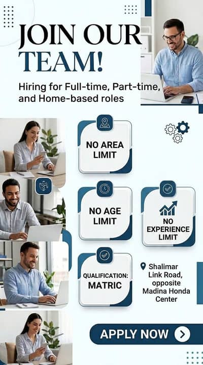 Hiring now on urgent base