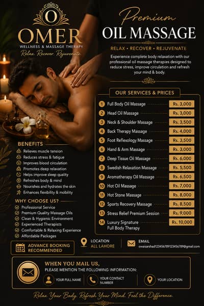  Relax. Recharge. Rejuvenate.   Your body deserves the best care.